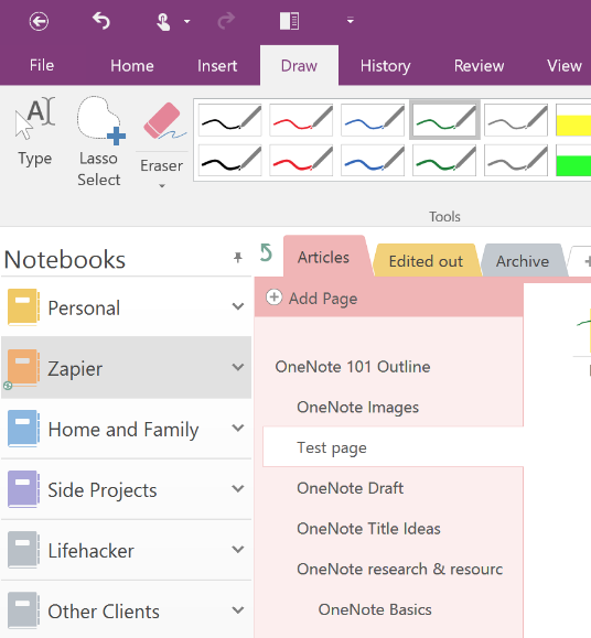Examples Of Onenote Notebooks